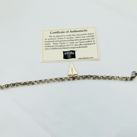 DANYU VANDERBILT UNIVERSITY Jewelry - STERLING SILVER VINTAGE VANDERBILT UNIVERSITY CHARM BRACELET MADE IN ITALY NIB